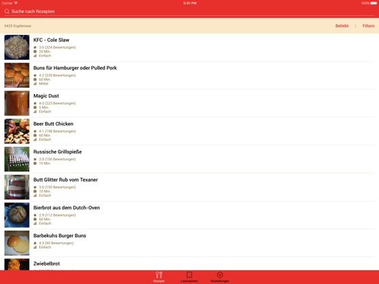 Grillrezepte 2 iPad screenshot 4 - Food & Drink app