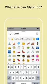 How to cancel & delete glyph - emoji search 1