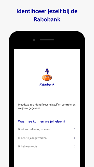 Rabo Mobiel Identificeren Screenshot