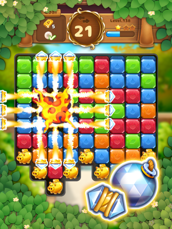 Screenshot #5 pour Jewels Garden : Blast Puzzle