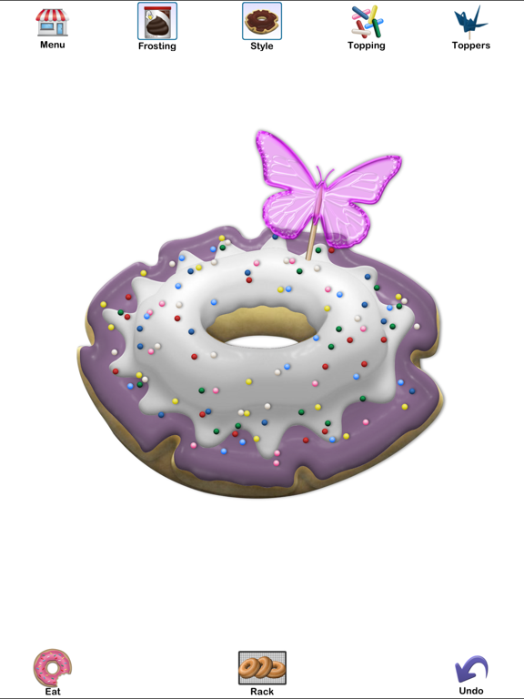 Donut Doodle iPad screenshot 5 - Games app