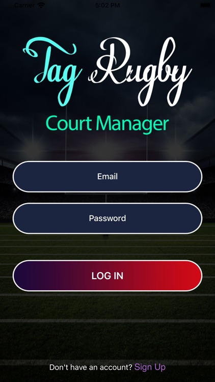 Tag Rugby Court Manager