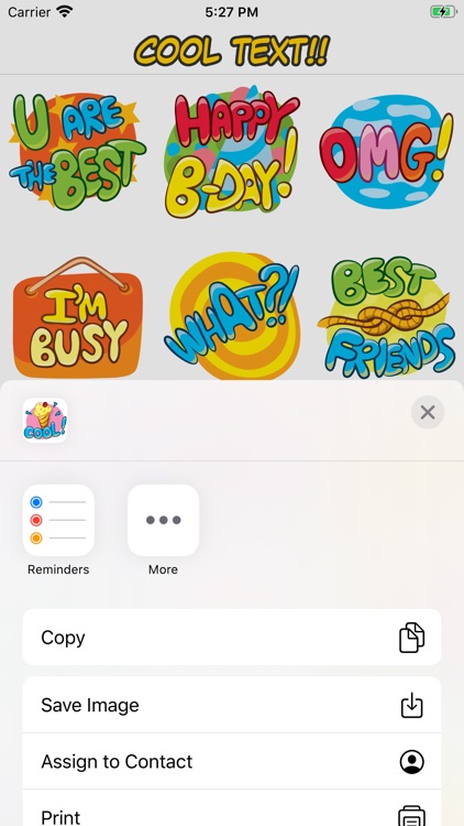 Cool Text Stickers screenshot-4