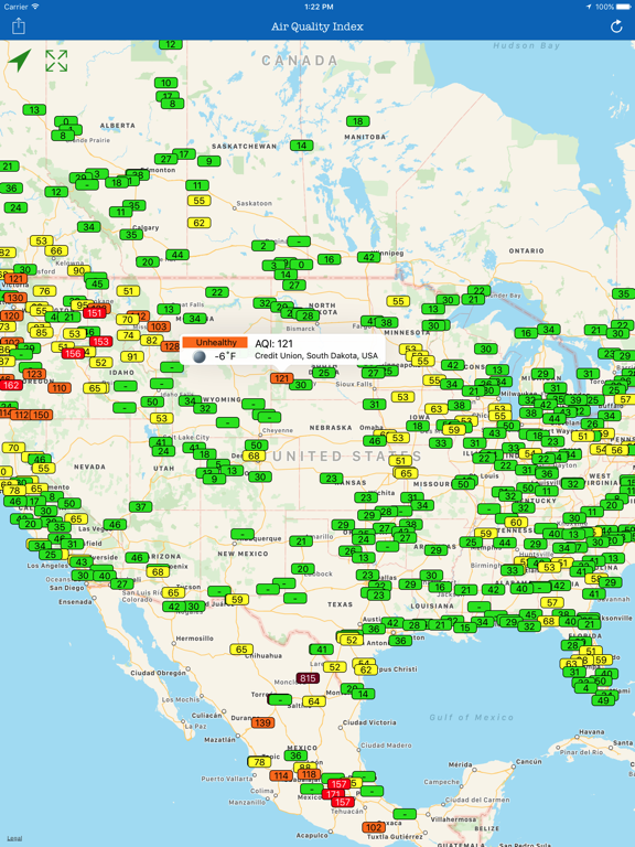 Screenshot #4 pour Global Air Quality Index-PM2.5
