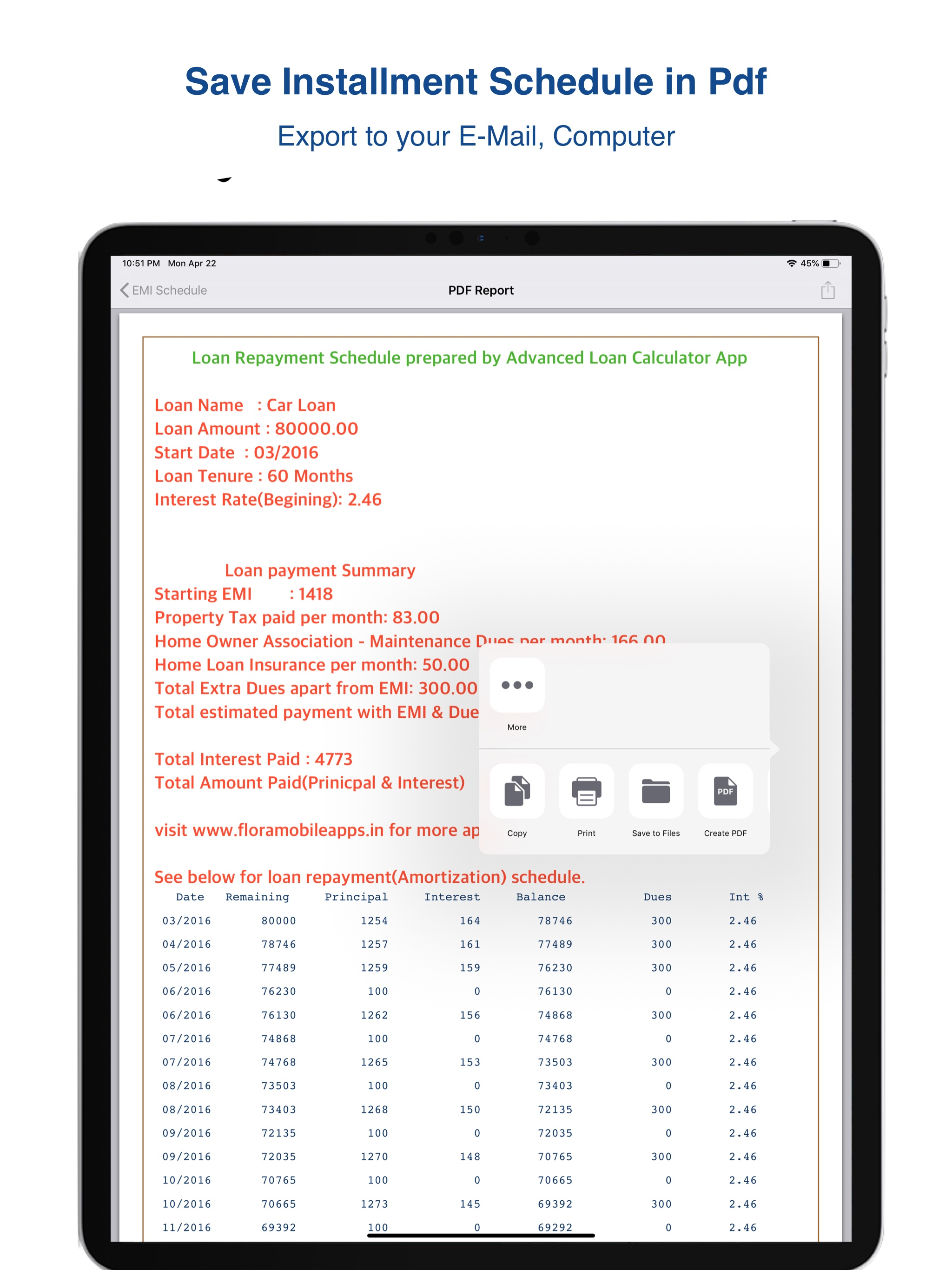 Loan  Calculator - screenshot 13