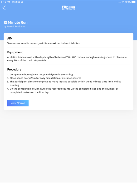 Screenshot #4 for Fitness Tests