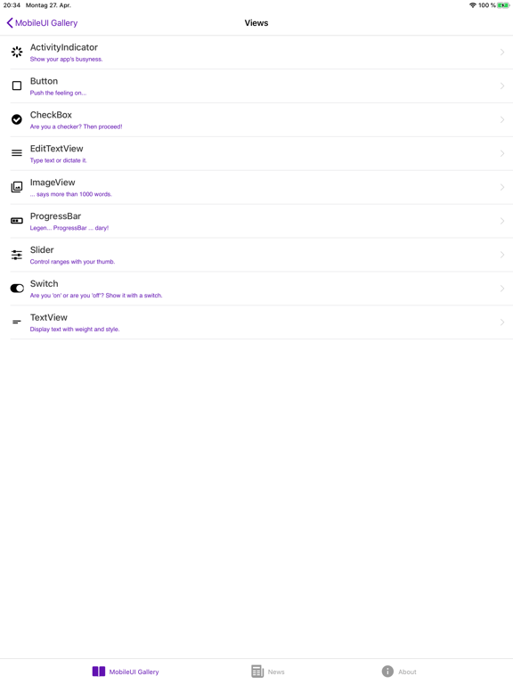 Screenshot #5 pour MobileUI Gallery