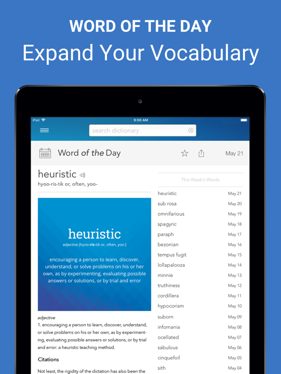Dictionary.com for iPadのおすすめ画像3