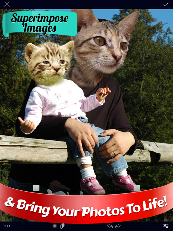 Overlay Cut Out Photo Editor iPad screenshot 5 - Photo & Video app