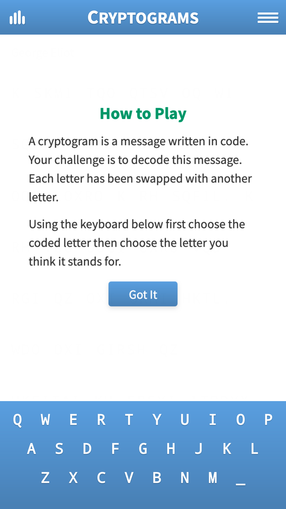 Cryptogram Cryptoquote Game Free Download App For Iphone Steprimo Com