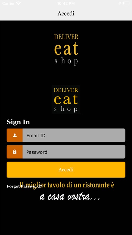 Deliver Eat Shop Restaurant