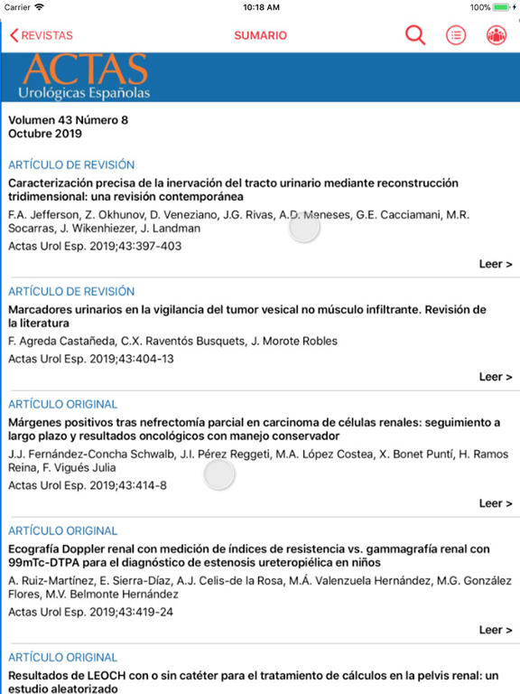 Screenshot #5 pour Actas Urológicas