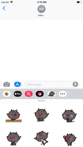 Game screenshot Funny Devil Animated Stickers apk