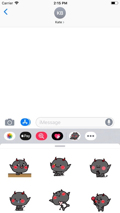 Funny Devil Animated Stickers screenshot 2