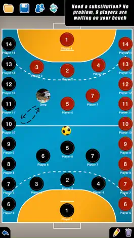 Game screenshot Coach Tactic Board: Handball apk