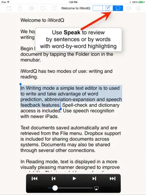 iWordQ CA screenshot 2