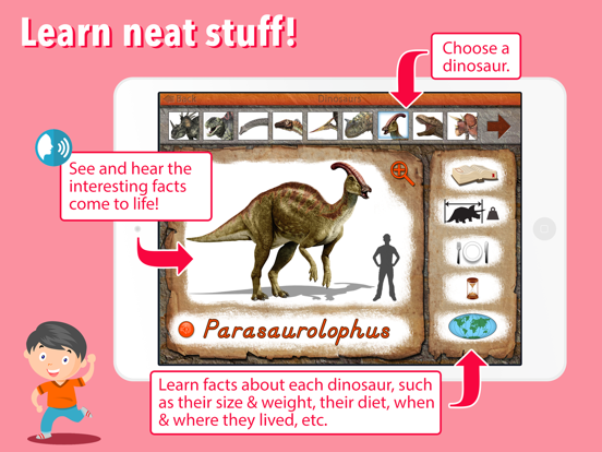 Screenshot #5 pour Let's Learn About Dinosaurs!