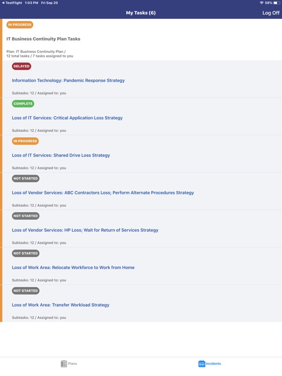 Act with Assurance iPad screenshot 5 - Business app