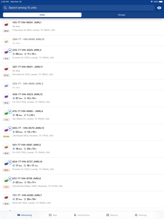 Screenshot #4 pour SUMMITEC - GPS Tracking