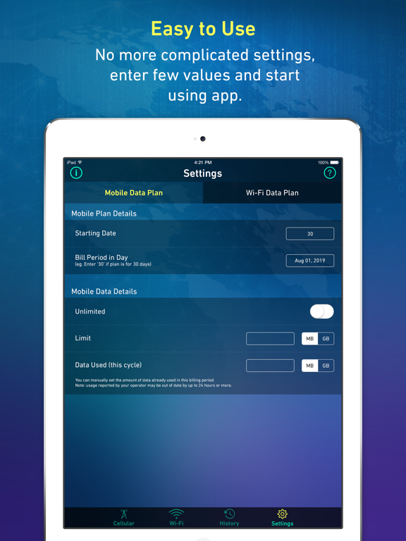 Screenshot #5 for Data Usage Plus