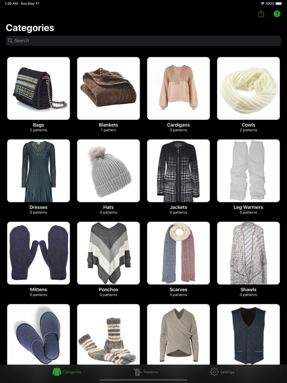 Knitting Patterns Full iPad screenshot 6 - Lifestyle app