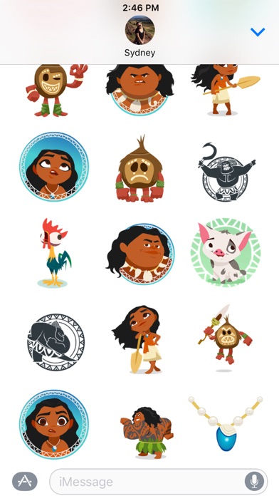 Disney Stickers: Moanaのおすすめ画像5