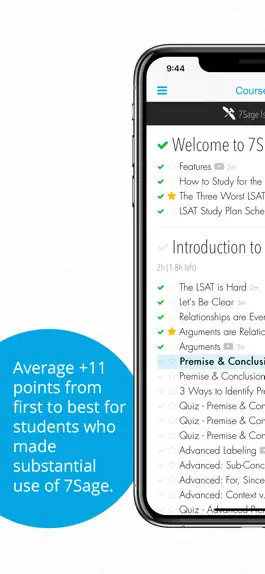Game screenshot 7Sage LSAT Prep apk