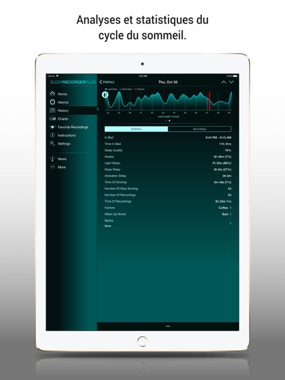 Screenshot #6 pour Sleep Recorder Plus Pro