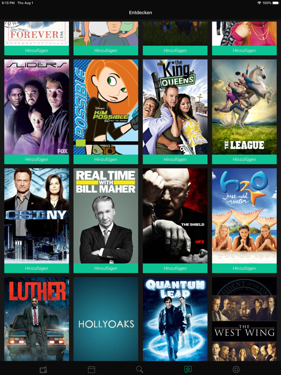 tvshows iPad screenshot 4 - Entertainment app