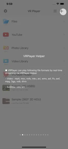 Game screenshot VRPlayer Pro : 2D 3D 360°Video hack