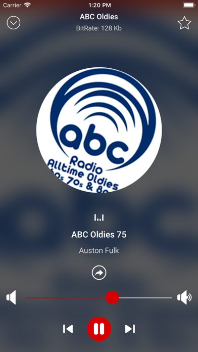 Oldies Music Radio App iPhone screenshot 4 - Music app