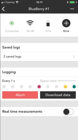 LohmegaLog screenshot 2
