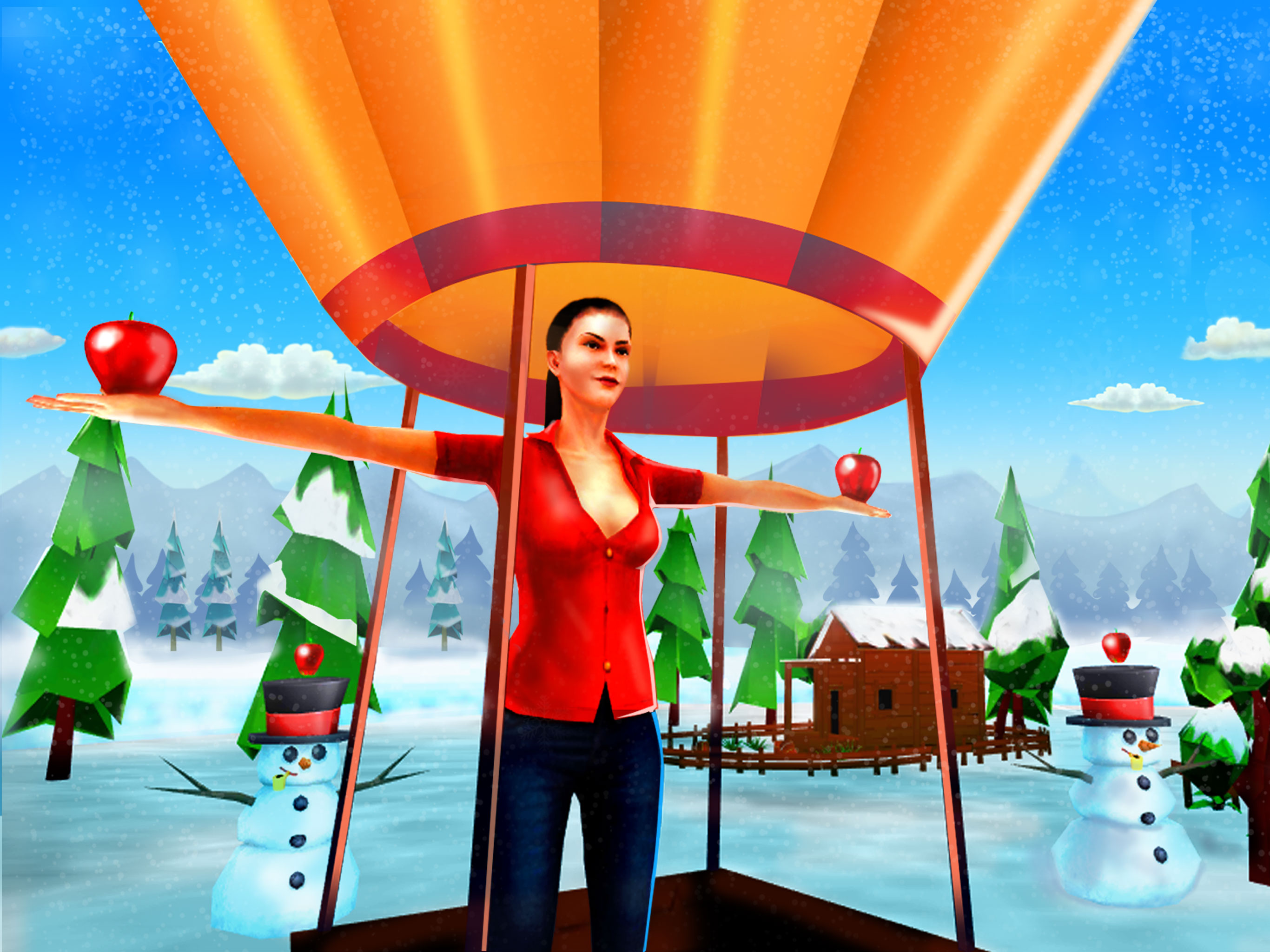 Apple Shooter Girl: 3D Archery screenshot 9