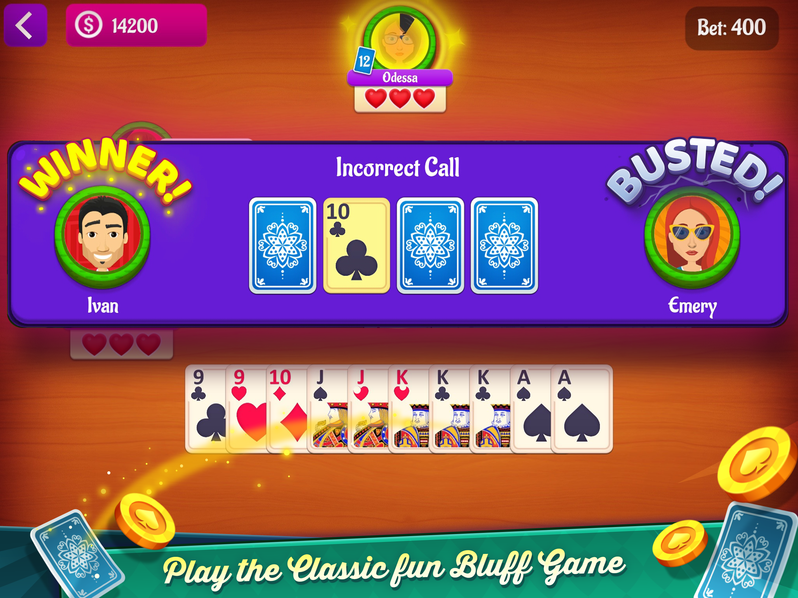 Bluff: Fun Family Card Game screenshot 8
