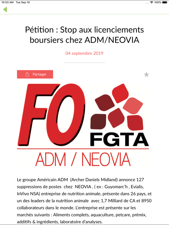 Screenshot #6 pour FGTA FO