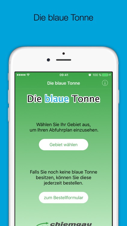 Die blaue Tonne