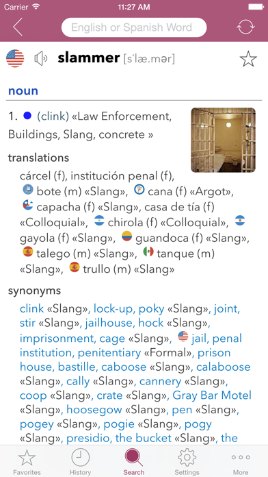 Screenshot #3 pour Spanish Slang Dictionary