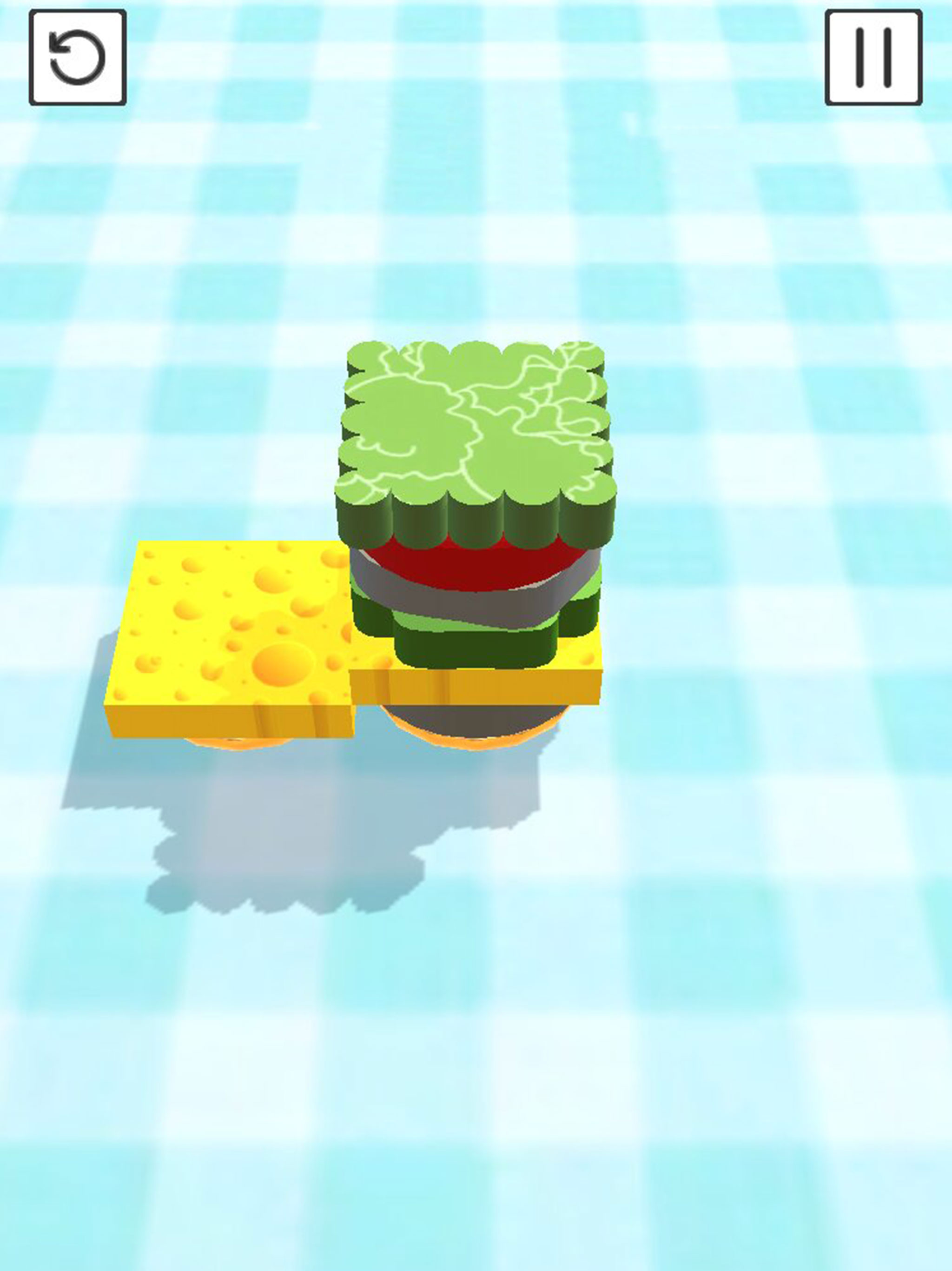 HamBurger- Folding Puzzle Game screenshot 7