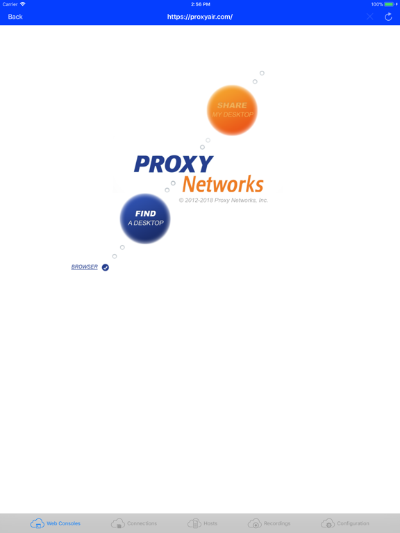 PROXY Pro Master iPad screenshot 2 - Business app