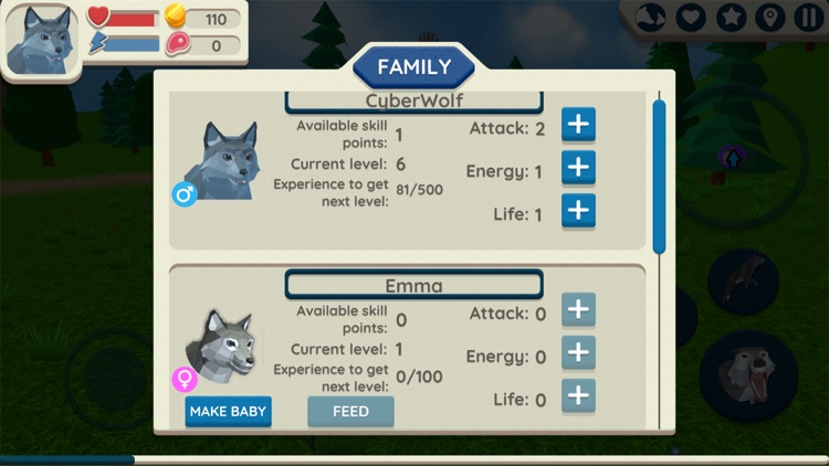 Wolf Simulator: Wild Animals screenshot-3