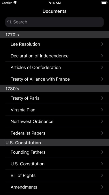 Patriot App (US Constitution)