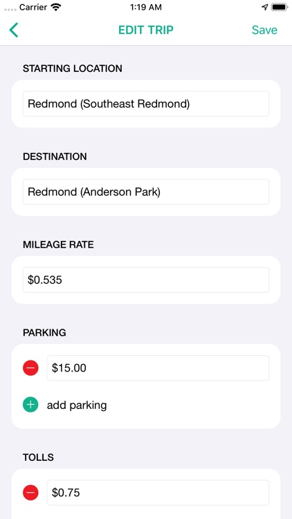 Mile Expenser by Broadside screenshot-6