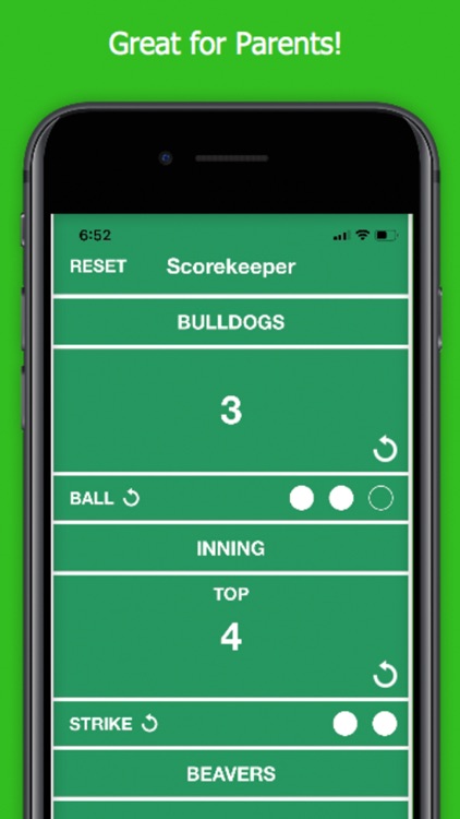 Baseball Score Keeper Calc