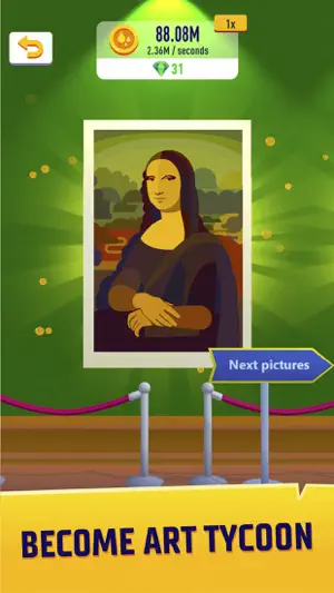 Idle Art Gallery: Paint Tycoon screenshot 1