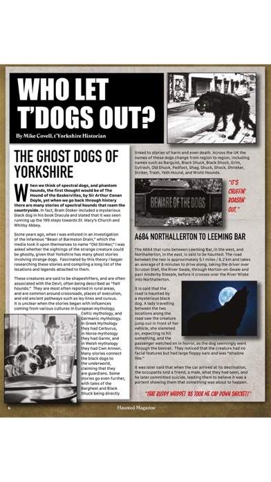 HAUNTED MAGAZINE screenshot1