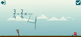 Game screenshot Math Shot Subtract Fractions apk