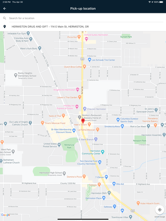 App screenshot