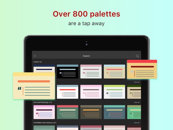 Color Collect - Palette Studio iPad screenshot 5 - Graphics & Design app