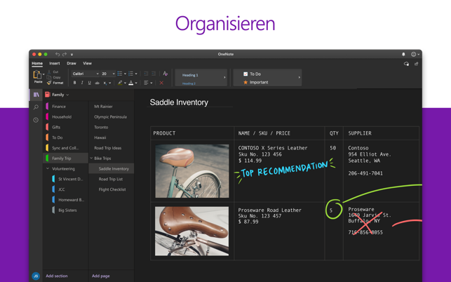 ‎Microsoft OneNote Screenshot