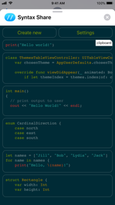 Syntax Share screenshot